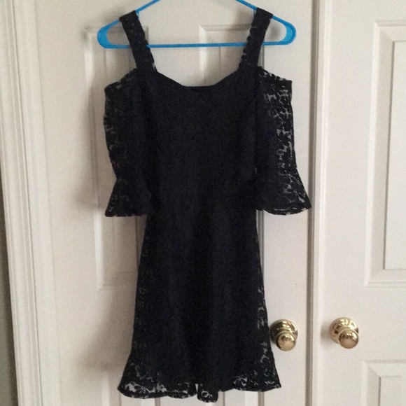 Dresses & Skirts - Black, Lace off the shoulder dress